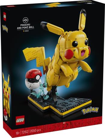 Конструктор LEGO® Pokemon™ Пікачу й покебол, 2050 деталей (72152) - фото 9
