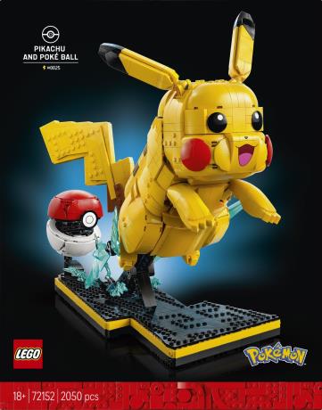 Конструктор LEGO® Pokemon™ Пікачу й покебол, 2050 деталей (72152) - фото 9