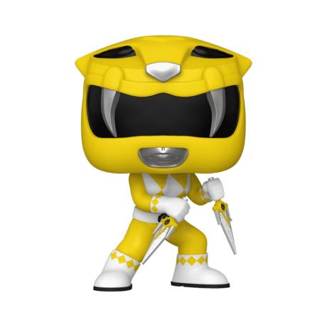 Фигурка Funko Pop! Могучие рейнджеры Желтый рейнджер 10 см (72158) - фото 3