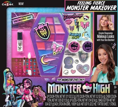 Набор детской косметики Cra-Z-Art Monster High Feeling Fierce Makeover (72208CRA) - фото 0