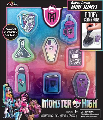 Набір слаймів Cra-Z-Art Monster High Ghoul School Mini Mania 10 в 1 (72227CRA) - фото 0