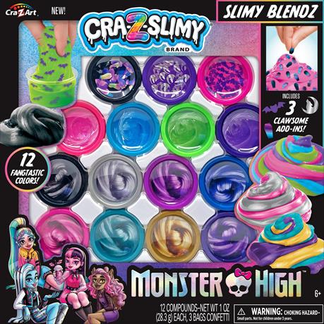 Набір слаймів Cra-Z-Art Monster High Slimy Blendz 15 в 1 (72228CRA) - фото 0
