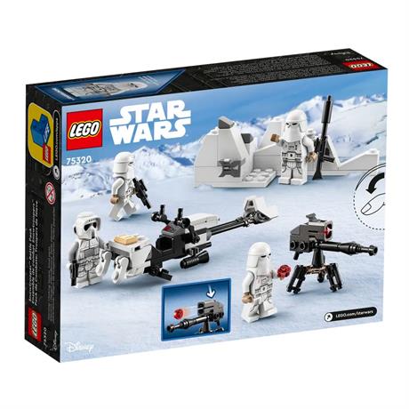 Конструктор LEGO Star Wars Бойовий набір снігових піхотинців 105 деталей (75320) - фото 8
