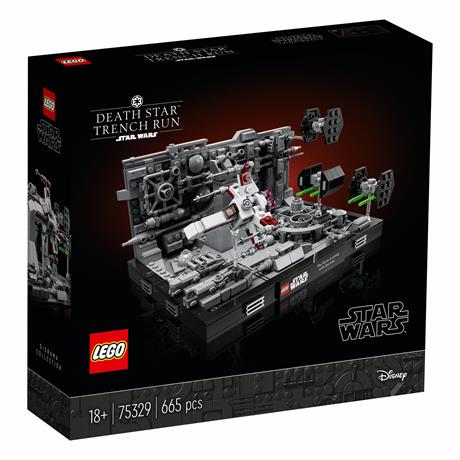 Конструктор LEGO Star Wars Діорама Політ над Зіркою Смерті 665 деталей (75329) - фото 0