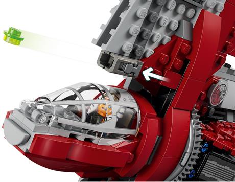 Конструктор LEGO Star Wars Шатл джедаїв T-6 Асоки Тано 601 деталь (75362) - фото 0