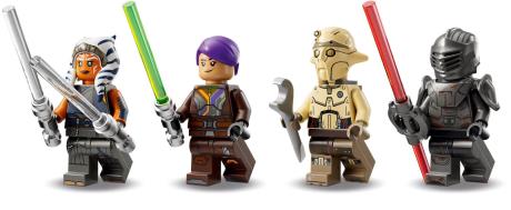 Конструктор LEGO Star Wars Шатл джедаїв T-6 Асоки Тано 601 деталь (75362) - фото 0