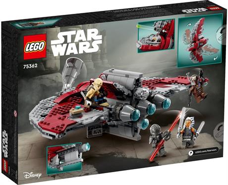 Конструктор LEGO Star Wars Шатл джедаїв T-6 Асоки Тано 601 деталь (75362) - фото 0