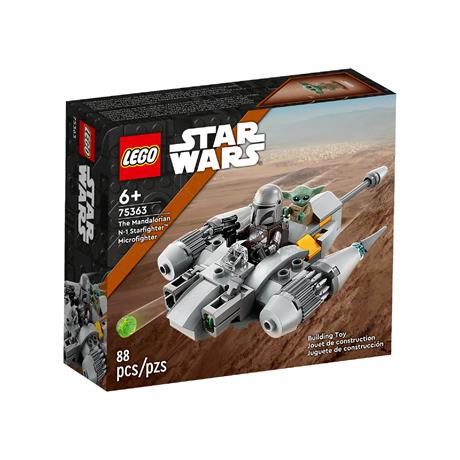 Конструктор LEGO Star Wars Мандалорский звездный истребитель номер 1, Микроистребитель 88 деталей (75363) - фото 9