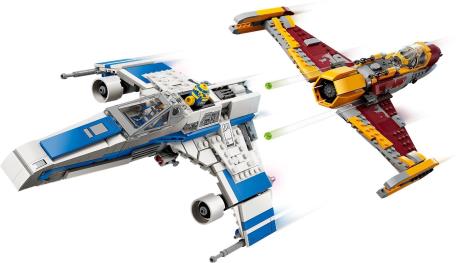 Конструктор LEGO Star Wars Винищувач Нової Республіки E-Wing проти Зоряного винищувача Шин Хаті 1056 деталей (75364) - фото 0