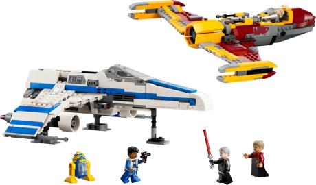 Конструктор LEGO Star Wars Винищувач Нової Республіки E-Wing проти Зоряного винищувача Шин Хаті 1056 деталей (75364) - фото 0