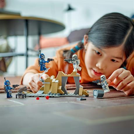 Конструктор LEGO Star Wars Бойовий комплект Засідка на Мандалорі 109 деталей (75373) - фото 8