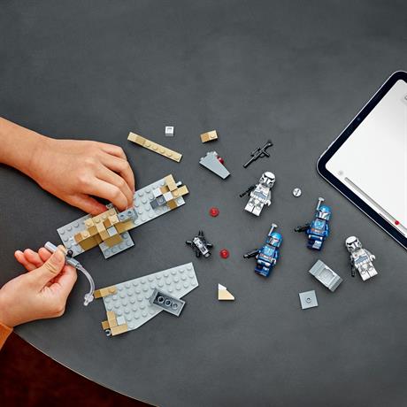 Конструктор LEGO Star Wars Бойовий комплект Засідка на Мандалорі 109 деталей (75373) - фото 9