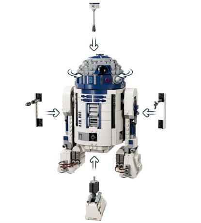 Конструктор LEGO Star Wars R2-D2, 1050 деталей (75379) - фото 0