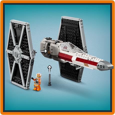 Конструктор LEGO Star Wars Збірний пакет Винищувач TIE і Корабель X-wing 1063 деталі (75393) - фото 2