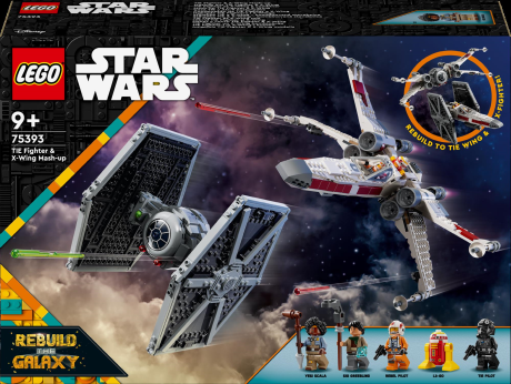 Конструктор LEGO Star Wars Збірний пакет Винищувач TIE і Корабель X-wing 1063 деталі (75393) - фото 5