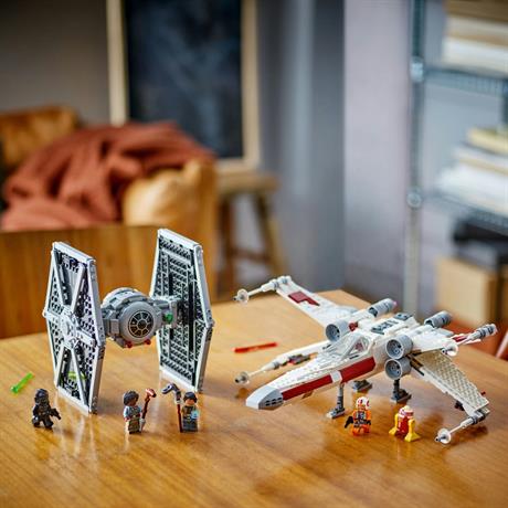 Конструктор LEGO Star Wars Збірний пакет Винищувач TIE і Корабель X-wing 1063 деталі (75393) - фото 10