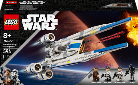 Конструктор LEGO Star Wars Повстанский истребитель U-Wing 594 детали (75399) - фото 2