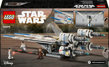 Конструктор LEGO Star Wars Повстанский истребитель U-Wing 594 детали (75399) - фото 3