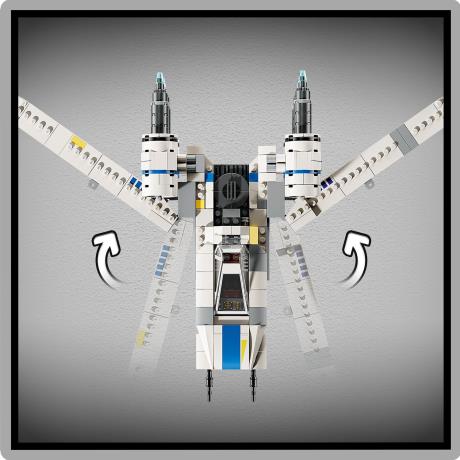 Конструктор LEGO Star Wars Повстанський винищувач U-Wing 594 деталі (75399) - фото 6