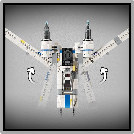Конструктор LEGO Star Wars Повстанский истребитель U-Wing 594 детали (75399) - фото 6