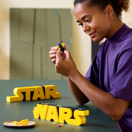 Конструктор LEGO Star Wars Логотип з кубиків Зоряні війни 700 деталей (75407) - фото 9