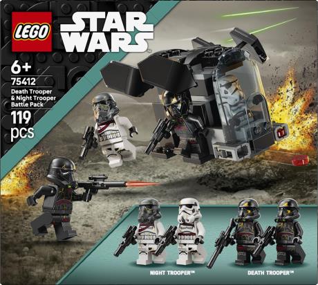 Конструктор LEGO® Star Wars™ Бойовой набор «Боец смерти и Ночной пихотинец»  (75412) - фото 7
