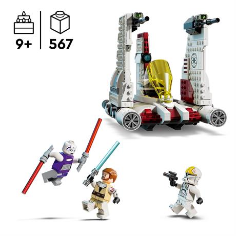 Конструктор LEGO Star Wars Зоряний винищувач V-19 Потік 567 деталей (75432) - фото 4