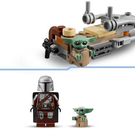 Конструктор LEGO Star Wars TM Скоростной мотоцикл Мандалорца и Грогу 58 Деталей  ( 75436 ) - фото 3