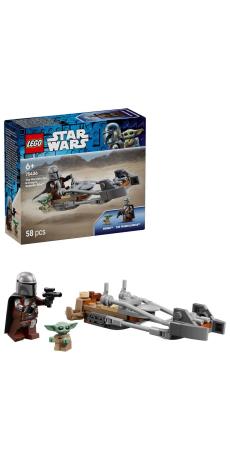 Конструктор LEGO Star Wars TM Скоростной мотоцикл Мандалорца и Грогу 58 Деталей  ( 75436 ) - фото 8
