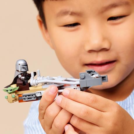 Конструктор LEGO Star Wars TM Скоростной мотоцикл Мандалорца и Грогу 58 Деталей  ( 75436 ) - фото 10
