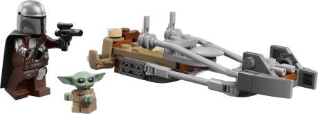 Конструктор LEGO Star Wars TM Скоростной мотоцикл Мандалорца и Грогу 58 Деталей  ( 75436 ) - фото 12