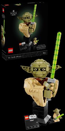 Конструктор LEGO® Star Wars™ Погруддя Йоди Колекційний набір (75438) - фото 1