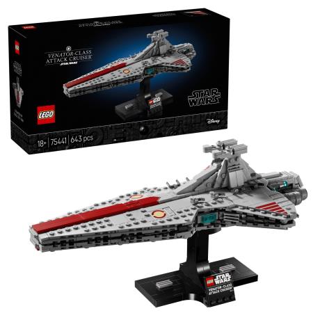 Конструктор LEGO Star Wars TM Зоряний крейсер класу «Венатор» 643 Деталі (75441) - фото 3