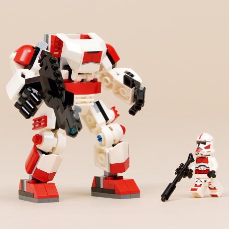Конструктор LEGO Star Wars TM Робот ударного клона-солдата 151 Деталь (75448) - фото 11