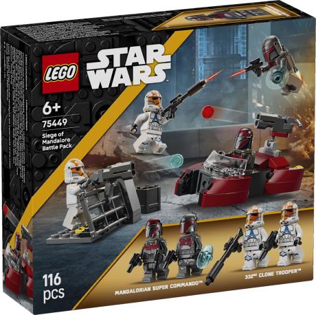 Конструктор LEGO Star Wars TM Бойовий комплект «Облога Мандалора» 116 Деталей (75449) - фото 4