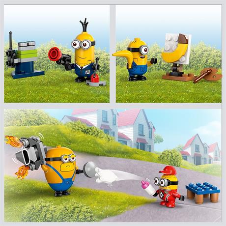 Конструктор LEGO Despicable Me 4 Посіпаки й банановий автомобіль 136 деталей (75580) - фото 7