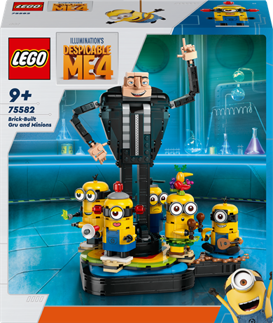 Конструктор LEGO Despicable Me 4 Ґру й посіпаки з кубиків 839 деталей (75582) - фото 2