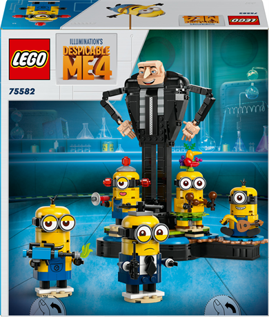 Конструктор LEGO Despicable Me 4 Ґру й посіпаки з кубиків 839 деталей (75582) - фото 3