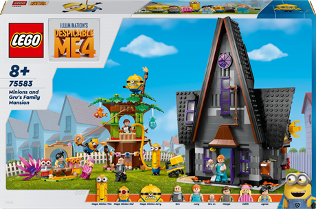 Конструктор LEGO Despicable Me 4 Родинний маєток Ґру й посіпак 868 деталей (75583) - фото 2