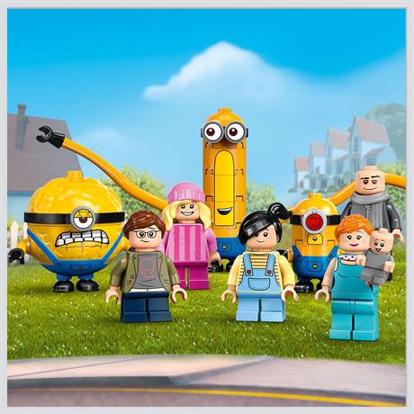 Конструктор LEGO Despicable Me 4 Родинний маєток Ґру й посіпак 868 деталей (75583) - фото 7