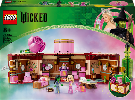 Конструктор LEGO Wicked Кімната Ґлінди й Ельфаби 740 деталей (75683) - фото 6