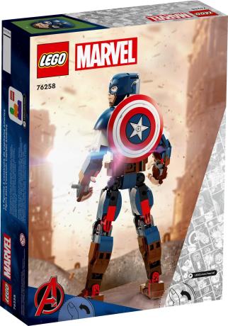 Конструктор LEGO Marvel Фігурка Капітана Америки для складання 310 деталей (76258) - фото 0