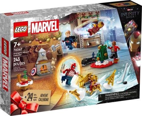 Конструктор LEGO Super Heroes Marvel Новорічний календар Месники на 2023 рік, 243 деталі (76267) - фото 0