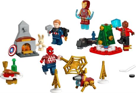 Конструктор LEGO Super Heroes Marvel Новорічний календар Месники на 2023 рік, 243 деталі (76267) - фото 0
