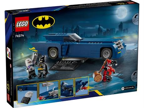 Конструктор LEGO Batman Super Heroes Бетмен на бетмобілі проти Харлі Квін і Містера Фріза 435 деталей (76274) - фото 0