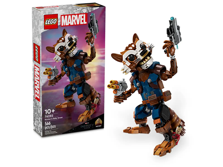 Конструктор LEGO Marvel Ракета и малыш Грут 566 деталей (76282) - фото 9