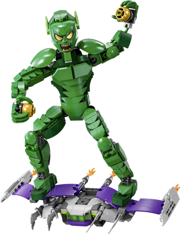 Конструктор LEGO Marvel Фигурка Зеленого гоблина для сборки 471 деталь (76284) - фото 4