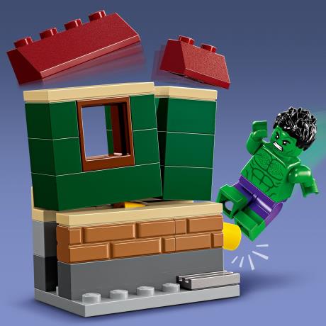 Конструктор LEGO Super Heroes Железный человек на мотоцикле и Халк 68 деталей (76287) - фото 7