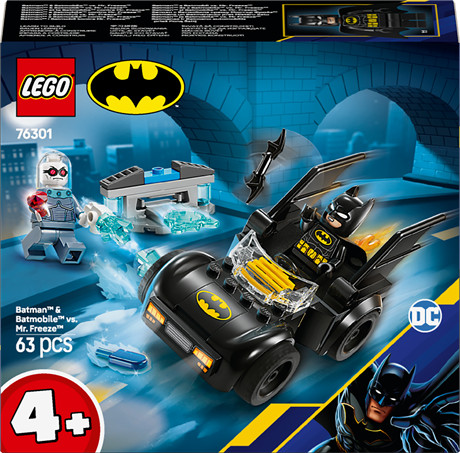 Конструктор LEGO DC Batman: Бетмен і Бетмобіль проти містера Фріза 63 деталі (76301) - фото 2