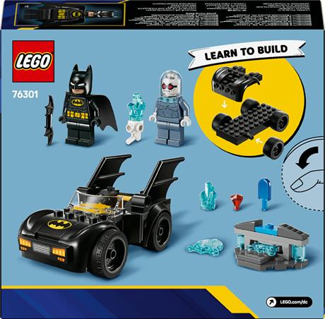 Конструктор LEGO DC Batman: Бетмен і Бетмобіль проти містера Фріза 63 деталі (76301) - фото 3